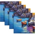 thumbnail image 5 of Village Boats Cloth Napkins Set of 4,20x20 Inches Napkins Cloth Washable Reusable Soft for Dinner,Wedding,Parties,Home Dinner,Tableative Decor Gift, 5 of 7