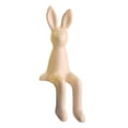 thumbnail image 4 of Escultura decorativa de un conejo sentado, una robusta figura de conejo, una obra moderna y Beige, 4 of 9