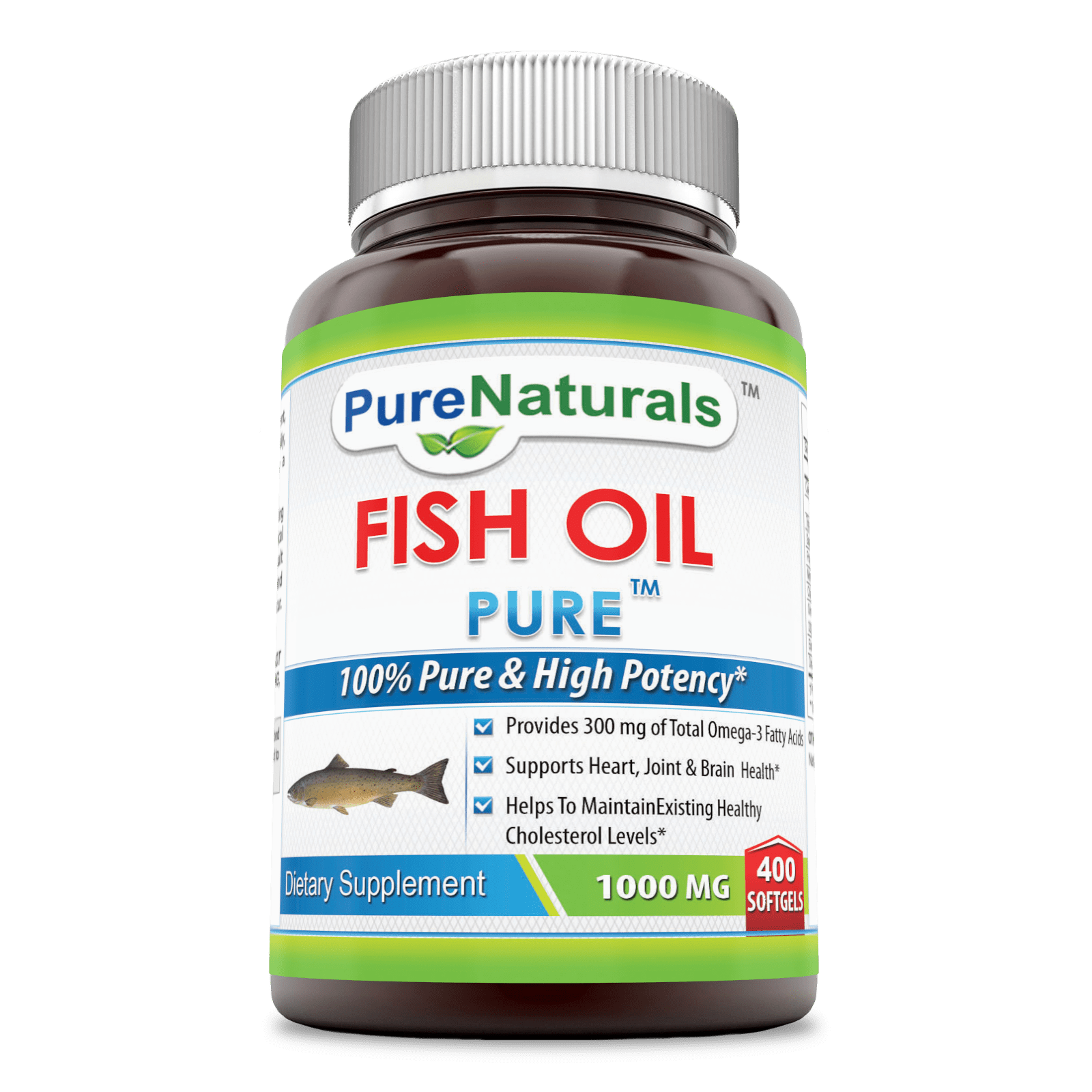 Pure Naturals Fish Oil 1000 mg 400 softgels