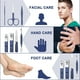 thumbnail image 4 of Set de manicura Cuidado personal - Kit de cortaúñas Manicura de lujo 8 en 1 Set de pedicura profesional Kit de aseo Regalo para hombres Esposo Novio Padres Mujeres Anciano Paciente Cuidado de uñas Namotu CZMR-SY42-2, 4 of 6