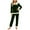 Green, variant on Velvet Fall Outfits for Women 2Pc Sets Warm Plush Loungewear Stand Collar Long Sleeve Tops + Wide Leg Long Pants Soft 2-Piece Matching Outfits Casual Fashion Pajama Sets Tracksuit