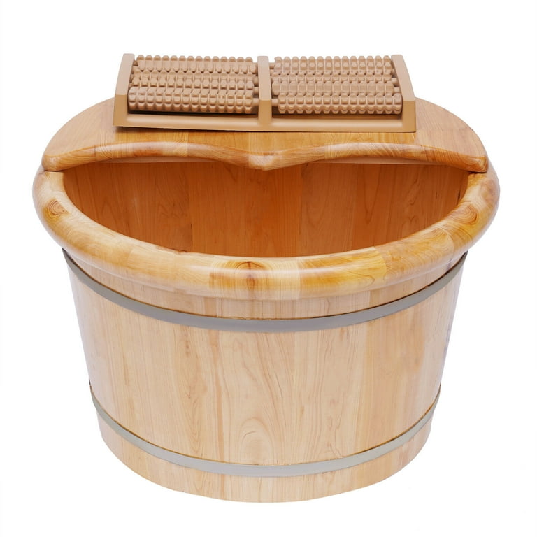 Wooden Foot Bath Bucket / E-42B
