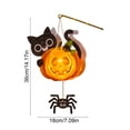 thumbnail image 3 of Lilixerw Halloween Pumpkin Lantern Decoration, Hanging Projection Light Kit with Black Cat and Spider Accent, for Indoor Wall, Window and Party Setup, 14.17x7.09 inch, 3 of 6