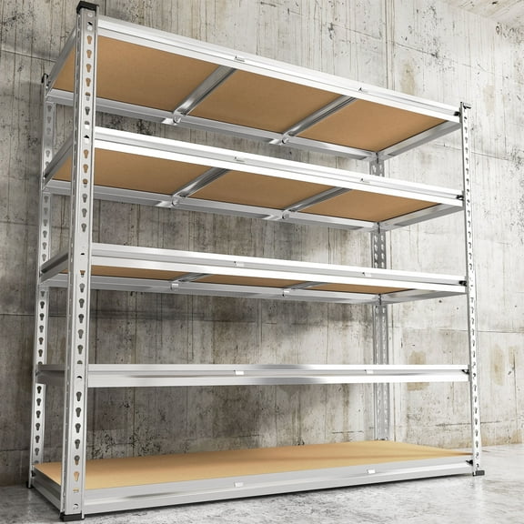 REIBII Adjustable Steel Garage Storage Shelf,48"W x 18"D x 72"H,3000 LBS