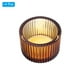 thumbnail image 3 of Uxcell 4 Piezas Soporte de Vela Tea Lights Soportes de Vela de Vidrio para Decoración de Centro de Mesa de Boda Cena Fiesta Marrón, 3 of 6