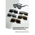 thumbnail image 4 of Mens Square Sunglasses UV400 Protection Fashion Toad Glasses Full Frame PC Lens Retro Eyewear Driving Outdoor Versatile, 4 of 6