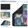 thumbnail image 4 of WOBOGO Colorful Cats Seat Belt Cover 2 Piece Soft Comfort Driving Shoulder Pad Suitable for All Cars and Backpacks, 4 of 8