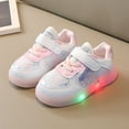 thumbnail image 2 of Otqutp Little Kid Breathable Shoes Children Shoes LED Light Emitting Shoes Fashion Children Sports Light Shoes Mesh Breathable Sneakers, 2 of 8