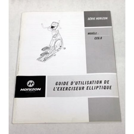 Hydra Fitness Exchange Owner User's Manual 1000092601 Works with CE6.0 - EP506B Elliptical