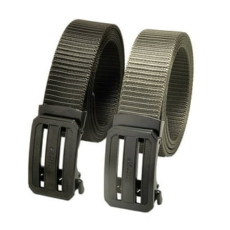 Whippy Nylon Belt for Men, Black Web Belt, Heavy Duty Quick