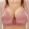 thumbnail image 2 of FhsagQ Bra Womens Bras Bodysuit Crotchless Plus Size Women's Comfortable and Transparent Shoulder Strap Cordless Backless Spongeless with Convertible Shoulder Straps Rose Gold 38, 2 of 3