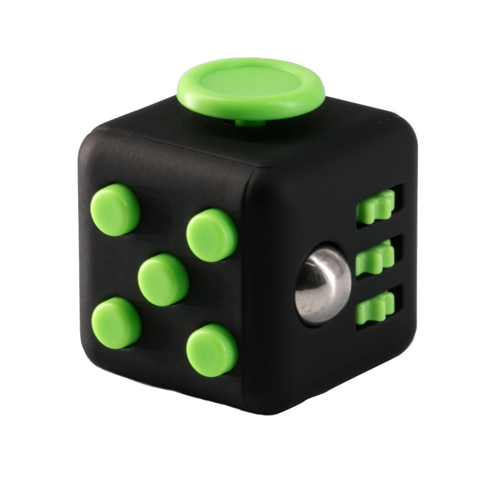 Sky Galaxy Fidget Cube Children Toy Special Adults Desk Stress Anxiety Relief 