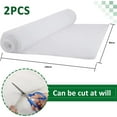 thumbnail image 2 of 2 Pcs Christmas Snow Blanket Roll (2.6Ft x 7.9Ft), for Christmas Decoration, Village Displays, Under The Christmas Tree - Thick White Soft Fake Snow Cover for Holiday Decor and Winter Displays, 2 of 8