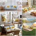thumbnail image 6 of Rustic Sunflower Outdoor Pillow Covers Pack of 2 Country Floral Pastoral Retro Beige Background Waterproof Throw Pillow Covers Decorative Cushion Cases for Patio Garden Tent Balcony Couch 20x12 inch, 6 of 8