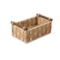 thumbnail image 2 of Yakvarog Wicker Storage Basket with Wooden Handle, Paper Rope Decorative Woven Baskets 9.8x5.9x4.3 in for Countertop, Bathroom, Home Office, Toys & Sundries, 2 of 8