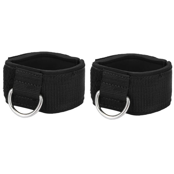 Fyydes Gym Ankle Strap,1 Pair Fitness Ankle Straps D- Ankle Cuffs for Gym Training, Fitness ankle strap