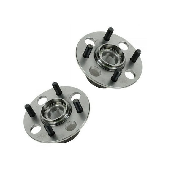Rear Wheel Hub and Bearing Kit 2 Piece - Compatible with 2007 - 2014 Honda Fit 2008 2009 2010 2011 2012 2013