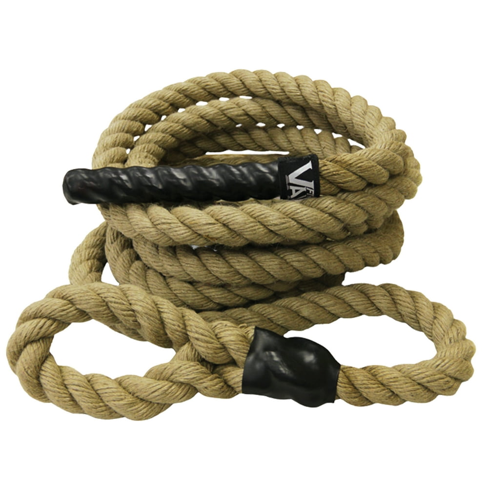 Valor Fitness CLR25 Sisal Climbing Rope for Cross Training Workout Rope Fitness Ropes Exercise