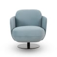thumbnail image 3 of TOV Furniture  Solange Blue Shadow Velvet Swivel Chair, 3 of 6