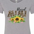 thumbnail image 4 of Inktastic Blessed Mimi Leopard Print and Sunflowers Women's T-Shirt, 4 of 5