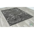 thumbnail image 6 of Handcraft Rugs - Grey, Silver, Black, Abstract Area Rug Modern Contemporary Flower-patterned Design, 6 of 6
