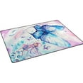 thumbnail image 2 of Coolnut Lightweight Carpet Mats, 31 x 20 inches Area Soft Rugs Floor Mat Doormat Decoration for Rooms Entrance Girl Imagining Flying with Butterflies, 2 of 6