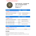 thumbnail image 2 of Clutch Friction Disc - Compatible with 1964 - 1973 Chevy Chevelle 1965 1966 1967 1968 1969 1970 1971 1972, 2 of 2