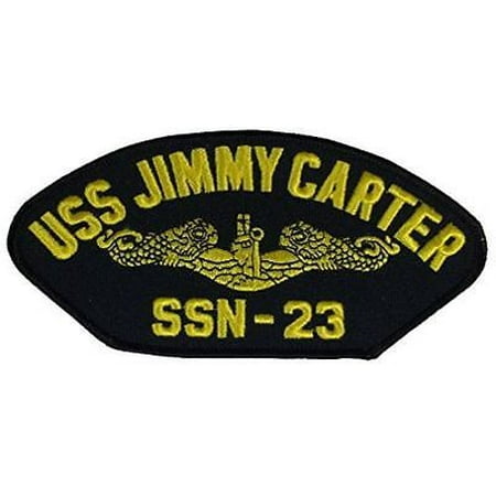Dolphin Clasps - USS JIMMY CARTER SSN-23 PATCH USN NAVY SUBMARINE SEAWOLF CLASS SUB DOLPHIN