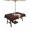 Brown, variant on Outdoor Tablecloths with Umbrella Hole & Zipper, Cherry Blossoms 60 x102 Inch Rectangle Tablecloths, Japanese Spring Floral Leaves Rustic Brown Waterproof Table Cloth, Patio/Pool/Picnic Table Covers