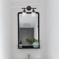 thumbnail image 2 of Globe Electric Vintage Industrial 2-Light Oil Rubbed Bronze Vanity Light with Clear Glass Shades, 2 of 8