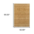 thumbnail image 5 of 5' X 7' Gold Rust Brown Ivory Purple And Lavender Power Loom Stain Resistant Area Rug, 5 of 5