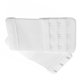 thumbnail image 4 of Guardurnaity Extensor de sujetador para mujer, gancho de correa de extensión de sujetador Flexible de poliéster, 5,7 cm, 3 filas, gancho de Accesorios de disfraces Blanco 3 gancho, 4 of 6