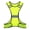 Lime Green, variant on BIMZUC High Visibility Reflective Safety Vest Night Running Security Clothing Adjustable Waist for Cycling Jogging Motorcycle Walking - Lime Green (Size: 32 - 43.3 inches / 82 - 110 cm)