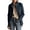 16-Navy, variant on Vixolx Wool Straight Pea Coat for Women Stand Collar Single Breasted Jacket Coat with Pockets and Padded Shoulder Fall Lining Long Sleeve Outerwear