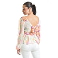 thumbnail image 3 of Blusa estampada con hebilla Roman Fashion/Juvenil, 1301 (Multicolor) multicolor G, 3 of 6