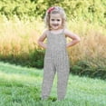 thumbnail image 5 of Penkiiy Toddler Girls Kids Jumpsuit One Piece Glitter Printed Playsuit Strap Romper Summer Outfits Clothes 2-3 Years Silver, 5 of 5
