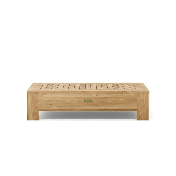 Madera Rectangular Coffee Table, Natural Smooth Well Sanded