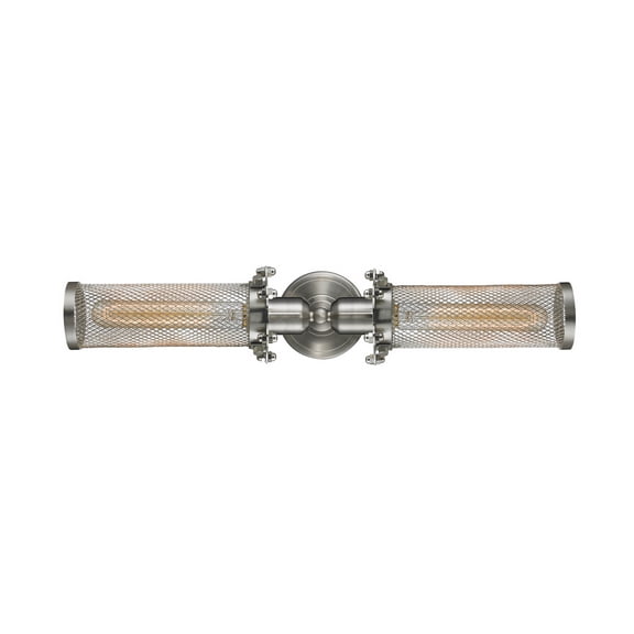 Innovations 900-2W-SN-CE216-SN-LED Quincy Hall 2 Light Bath Vanity Light part of the Austere Collection, Brushed Satin Nickel
