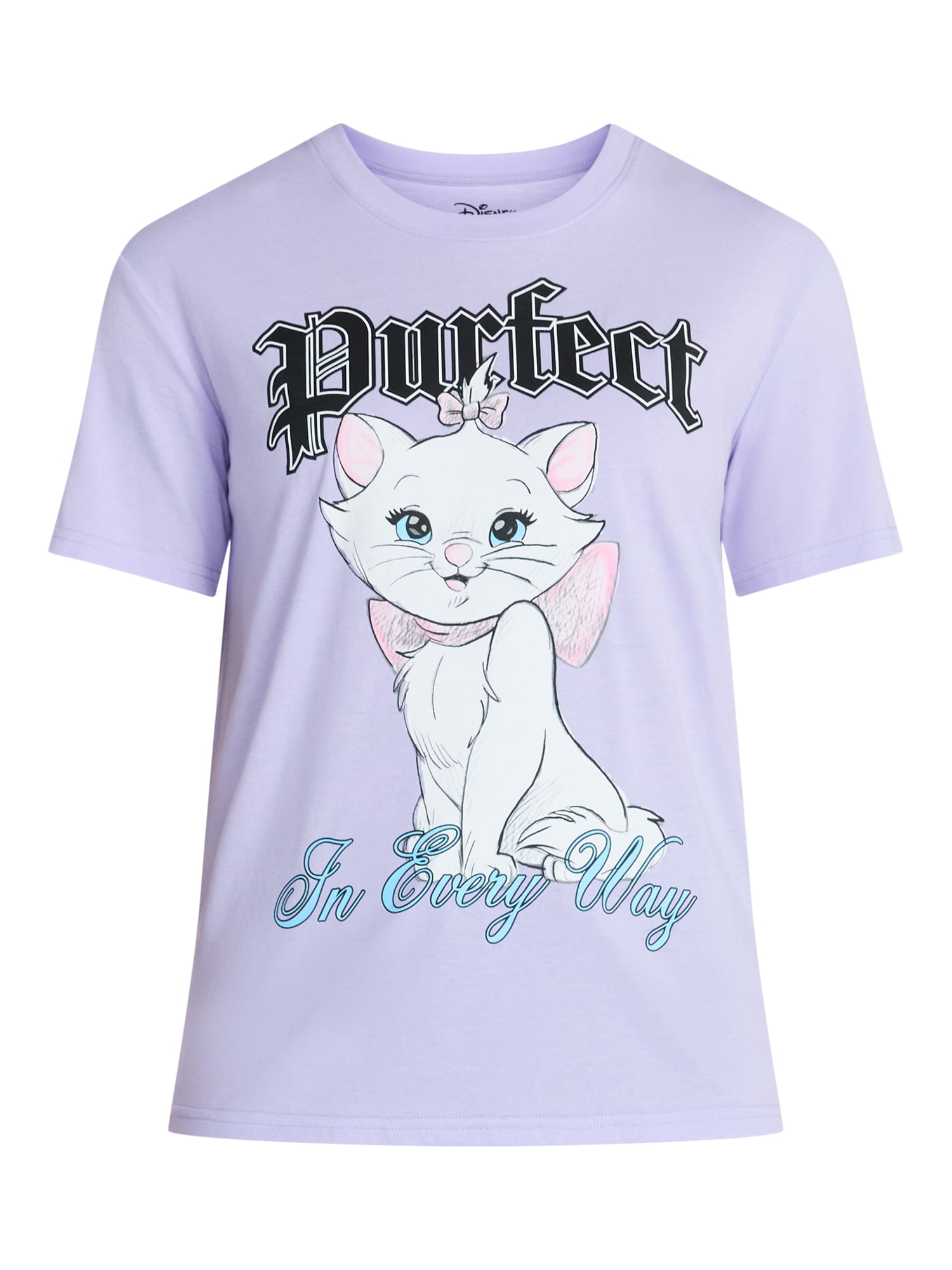 Aristocats Women's Graphic Tee with Short Sleeves, Sizes XXS-XXL