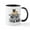 White/Black Inside, variant on CafePress - Pug Mom Mugs - 11 oz Ceramic Mug - Novelty Coffee Tea Cup