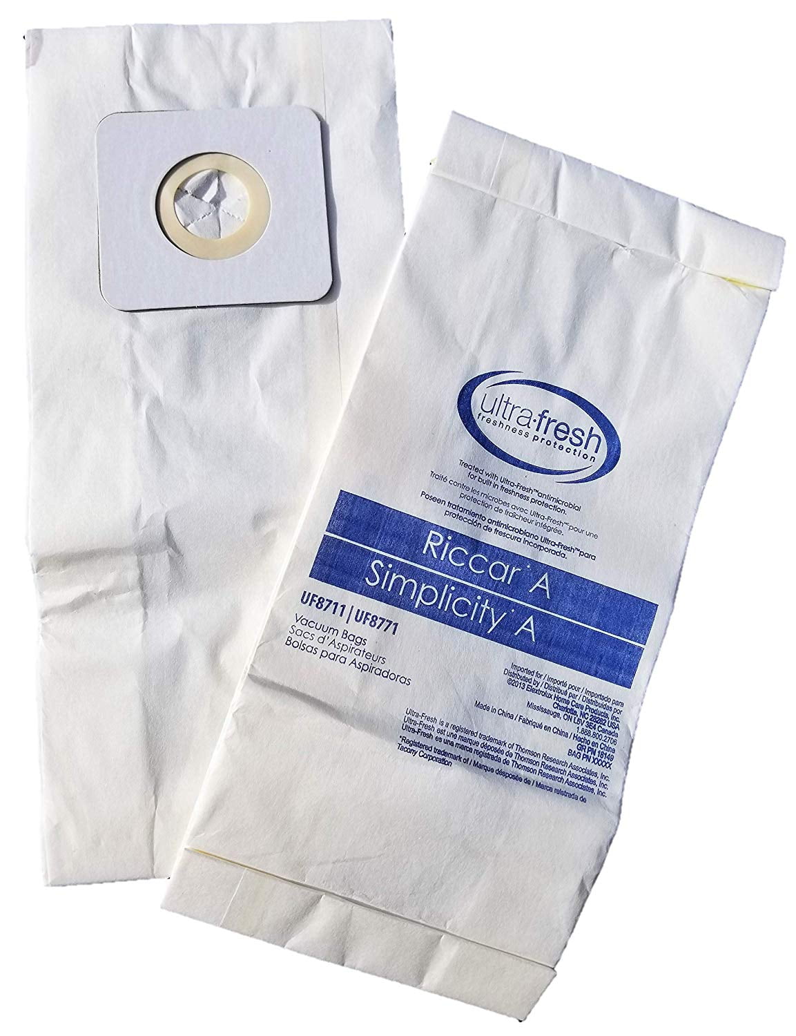 Ultra Fresh 12 Pk of Riccar Vibrance replacement bags for 2000 4000