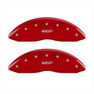 MGP Caliper Covers  Red Caliper Covers - Engraved Front & Rear - Set of 4