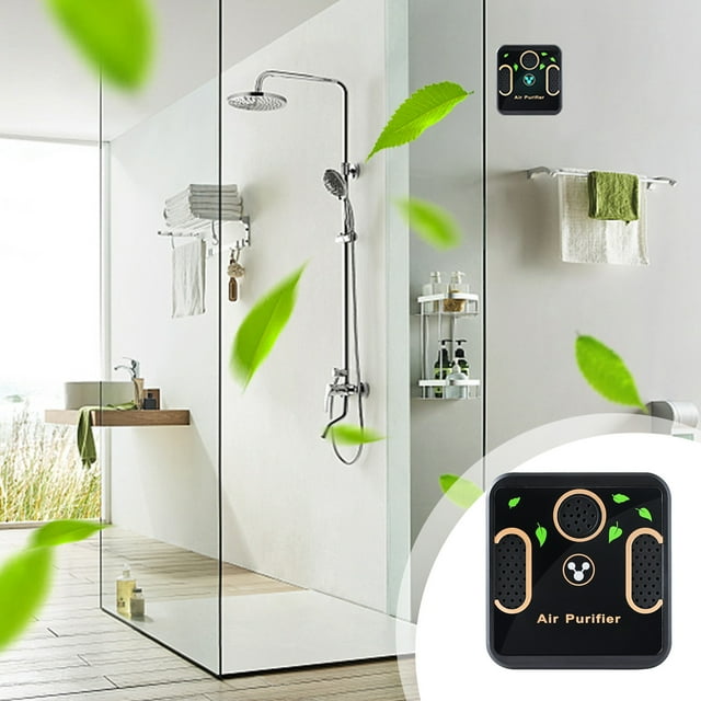 VBXOAE Portable Air Purifier for Home Bedroom Bathroom Kitchen USB Powered Compact Deodorizer with Adjustable Fan Speed Low Noise 360° Purification Technology Suit Family and Office Mates