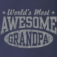 thumbnail image 3 of CafePress - World's Most Awesome Grandpa Long Sleeve Dark T Sh - Long Sleeve Dark T-Shirt, 3 of 4