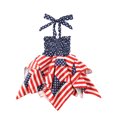 thumbnail image 1 of Aunavey Toddler Baby Girl 4th of July Outfit Strap Star Flag Ruffled Dress Independence Day Tulle Dresses, 1 of 6