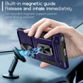 thumbnail image 2 of Dteck for Samsung Galaxy A13 5G Case with Slide Camera Lens Cover, Military Grade Drop Protection Magnetic Ring Holder Kickstand Protective Phone Case,Purple, 2 of 9