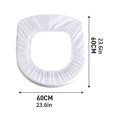 thumbnail image 2 of Portable Toilet Mat - Disposable Toilet Seat Cover Waterproof Non-Woven Fabric Printed Individually Wrapped for travel,Hotel,Hospital and Public Toilet(5Pcs) Blue D, 2 of 2