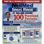 Neilmed Sinus Rinse Saline Nasal Rinse Refill Kit,, 05928000200 - Box of 100
