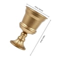 thumbnail image 2 of LRXIYODE 1Ud Florero De Metal Dorado Estable Para En Oficina Y Jardín, 2 of 8