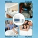 thumbnail image 5 of Sábana de Viaje Desechable, No tejida, Blanca, 160x220cm/62,92x86,61in, Funda de edredón portátil para hoteles, Ropa de cama doble, Ligera 230g/0,5lbs, Empaquetada individualmente, Solución, 5 of 7